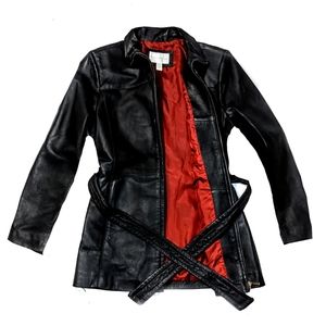 NWOT Worthington designer leather coat / jacket